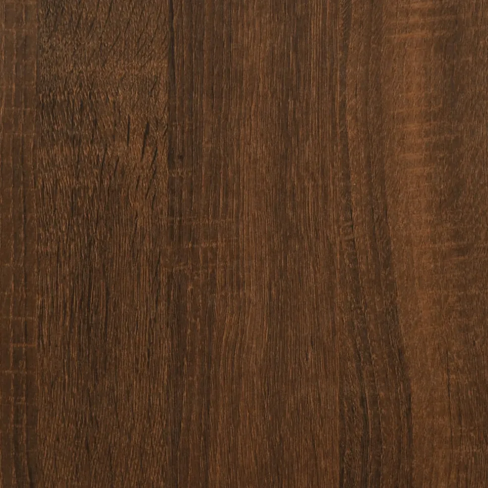 vidaXL Printerstandaard 44x26x31,5 cm bewerkt hout bruin eikenkleur