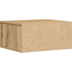 vidaXL Printerstand Artisanaal eiken 49 x 40 x 22,5 cm Bewerkt hout