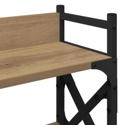 vidaXL Printerstand Artisan Eiken 40 x 20 x 40 cm Bewerkt hout