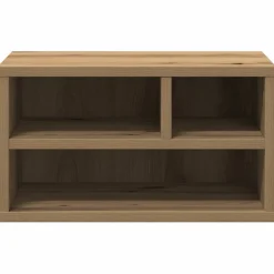 vidaXL Printerstand Artisan Eiken 40 x 32 x 22,5 cm Bewerkt hout