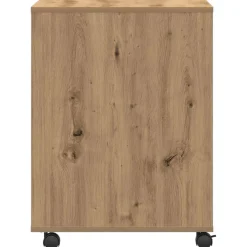 vidaXL Printerstand artisanaal eikenkleurig 60 x 50 x 67 cm