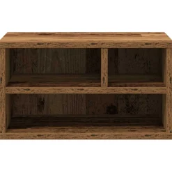 vidaXL Printerstand Oudhout 40 x 32 x 22,5 cm Bewerkt hout
