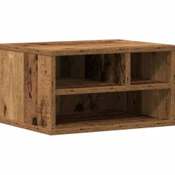 vidaXL Printerstand Oudhout 40 x 32 x 22,5 cm Bewerkt hout
