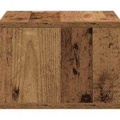 vidaXL Printerstand Oudhout 40 x 32 x 22,5 cm Bewerkt hout