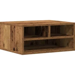 vidaXL Printerstand Oud hout 49 x 40 x 22,5 cm Bewerkt hout
