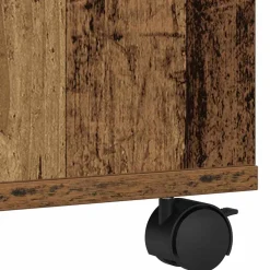 vidaXL Printerstand Oud hout 60 x 50 x 67 cm Bewerkt hout