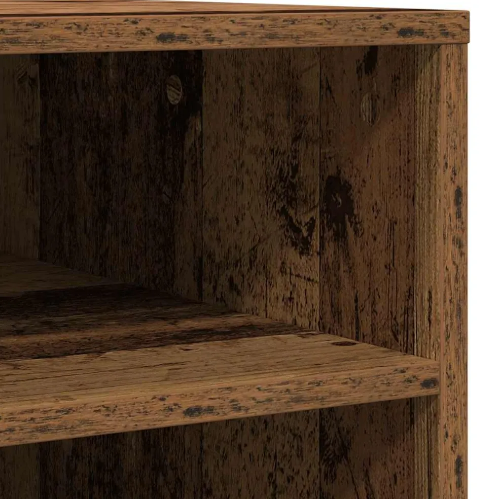 vidaXL Printerstand Oud hout 60 x 50 x 67 cm Bewerkt hout