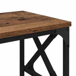 vidaXL Printerstand Oud hout 40 x 30 x 31 cm Bewerkt hout