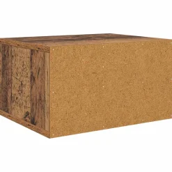 vidaXL Printerstand Oud Hout 40 x 32 x 24 cm Bewerkt hout