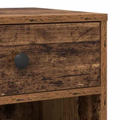 vidaXL Printerstand Oud hout 60 x 48 x 74 cm Bewerkt hout