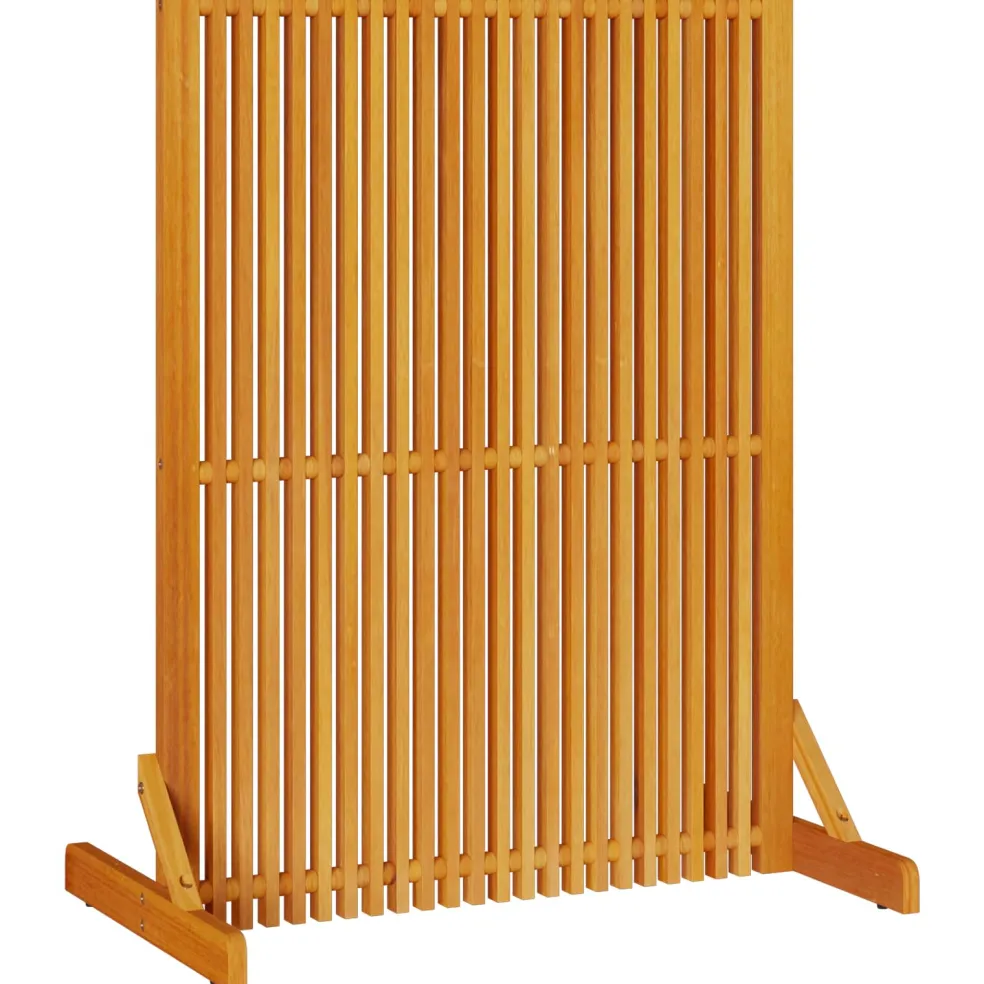 vidaXL Privacyscherm Bruin 79,5 x 50 x 110 cm Massief Acaciahout
