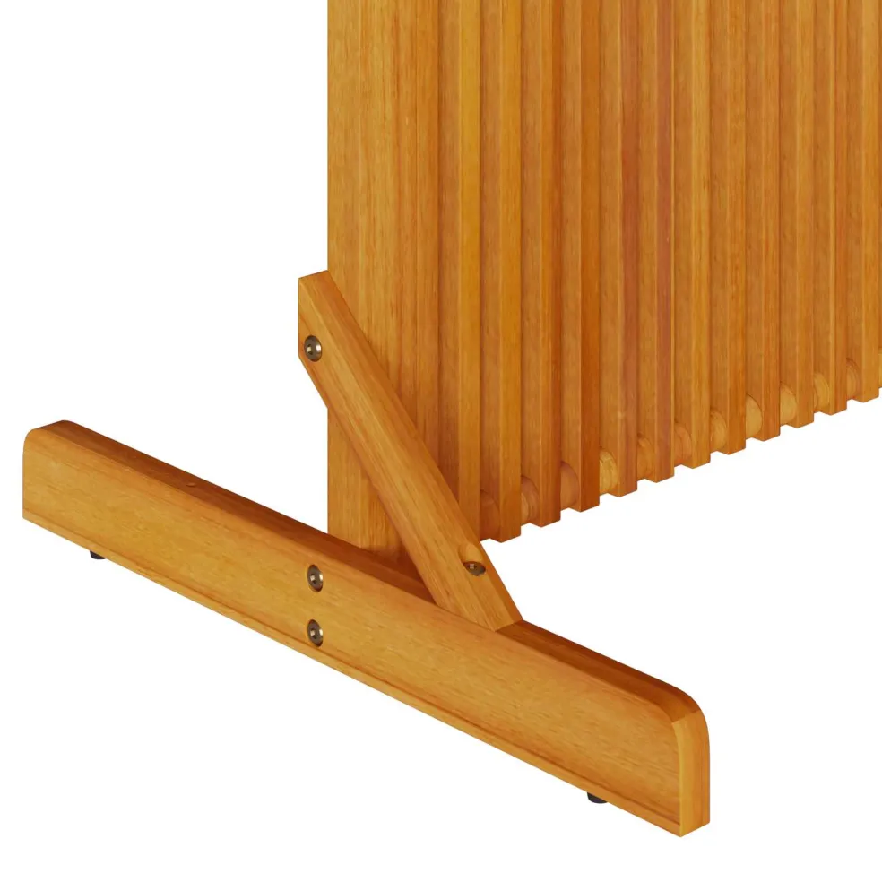 vidaXL Privacyscherm Bruin 79,5 x 50 x 110 cm Massief Acaciahout