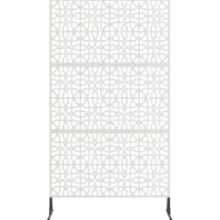vidaXL Privacyscherm 100 x 50 x 180 cm Roestvrij staal zilver