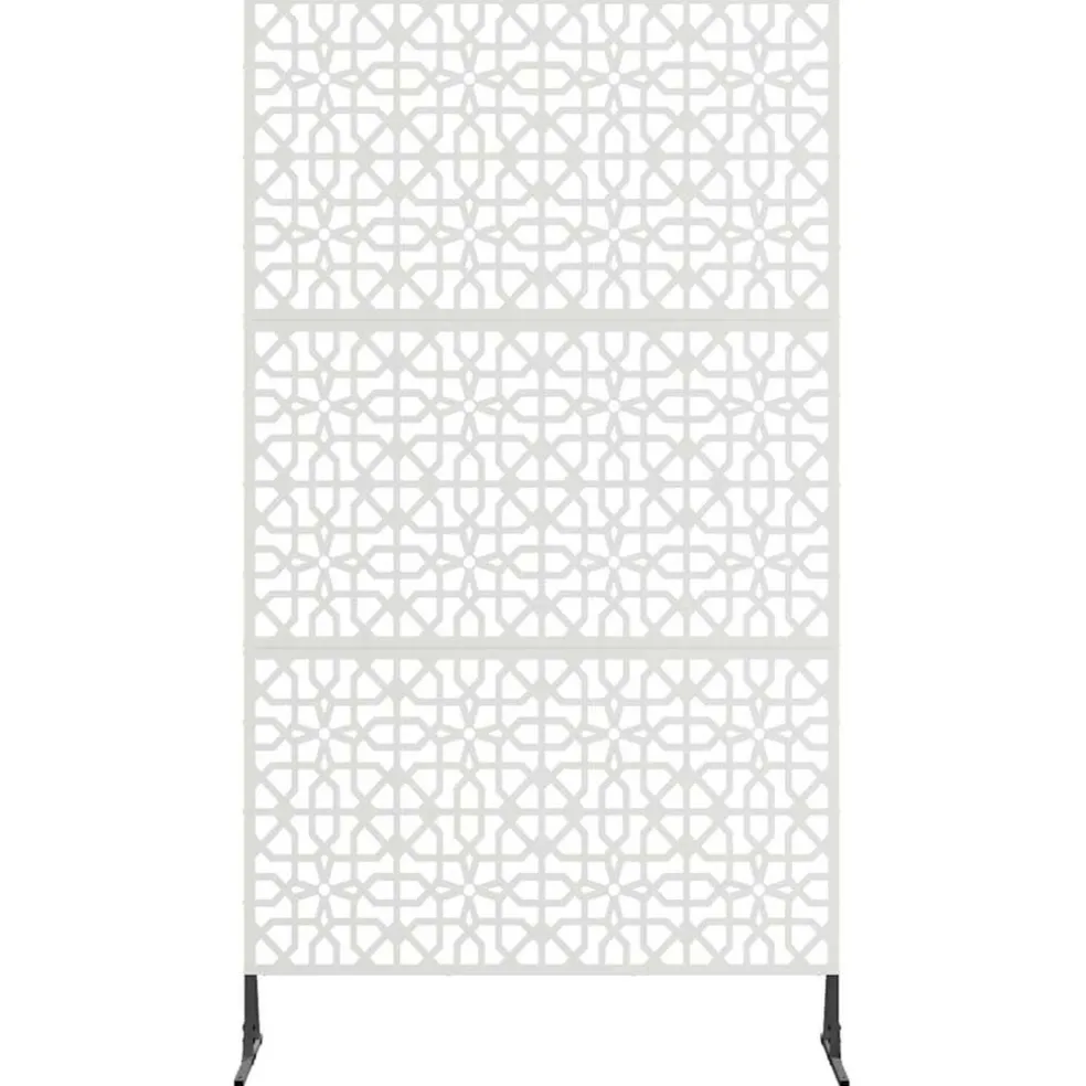 vidaXL Privacyscherm 100 x 50 x 180 cm Roestvrij staal zilver