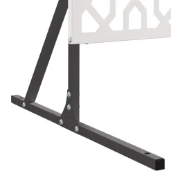 vidaXL Privacyscherm 100 x 50 x 180 cm Roestvrij staal zilver