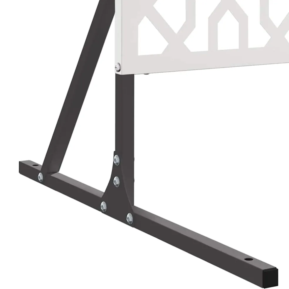 vidaXL Privacyscherm 100 x 50 x 180 cm Roestvrij staal zilver
