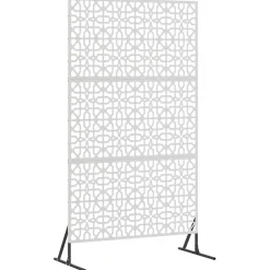 vidaXL Privacyscherm 100 x 50 x 180 cm Roestvrij staal zilver