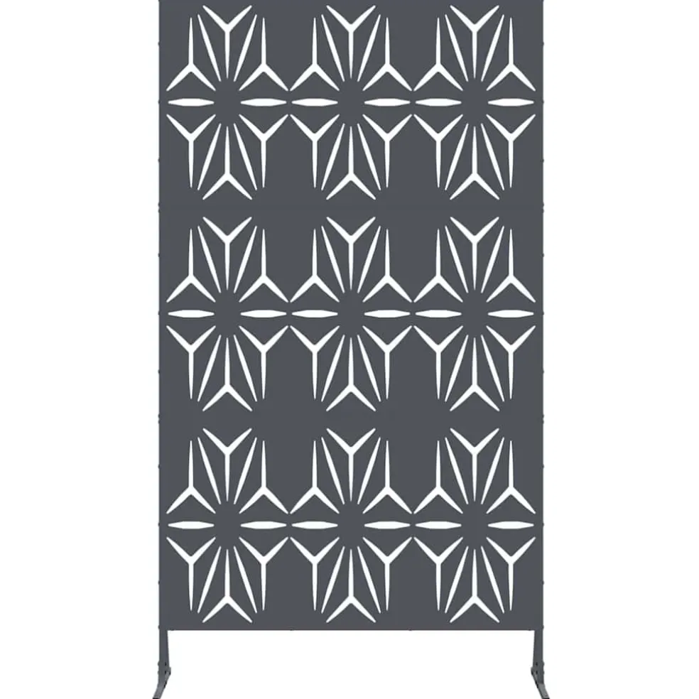vidaXL Privacyscherm 100 x 50 x 180 cm Staal Antraciet