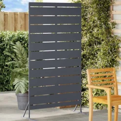 vidaXL Privacyscherm 100 x 50 x 180 cm Staal Antraciet