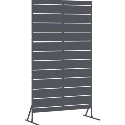vidaXL Privacyscherm 100 x 50 x 180 cm Staal Antraciet