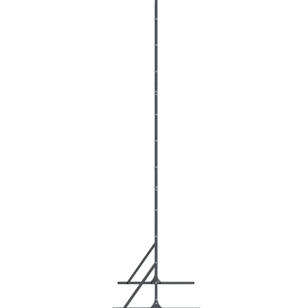 vidaXL Privacyscherm 100 x 50 x 180 cm Staal Antraciet