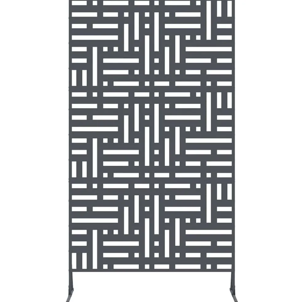 vidaXL Privacyscherm 100 x 50 x 180 cm Staal Antraciet