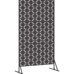 vidaXL Privacyscherm 100 x 50 x 180 cm Staal Antraciet