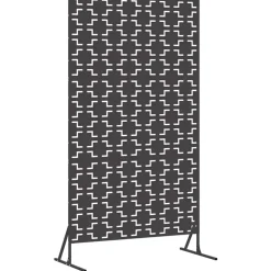 vidaXL Privacyscherm 100 x 50 x 180 cm Staal Antraciet