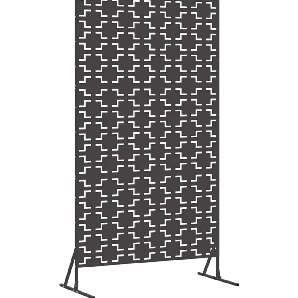 vidaXL Privacyscherm 100 x 50 x 180 cm Staal Antraciet