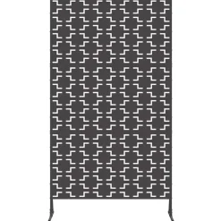 vidaXL Privacyscherm 100 x 50 x 180 cm Staal Antraciet