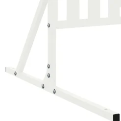 vidaXL Privacyscherm 100 x 50 x 180 cm Staal Wit