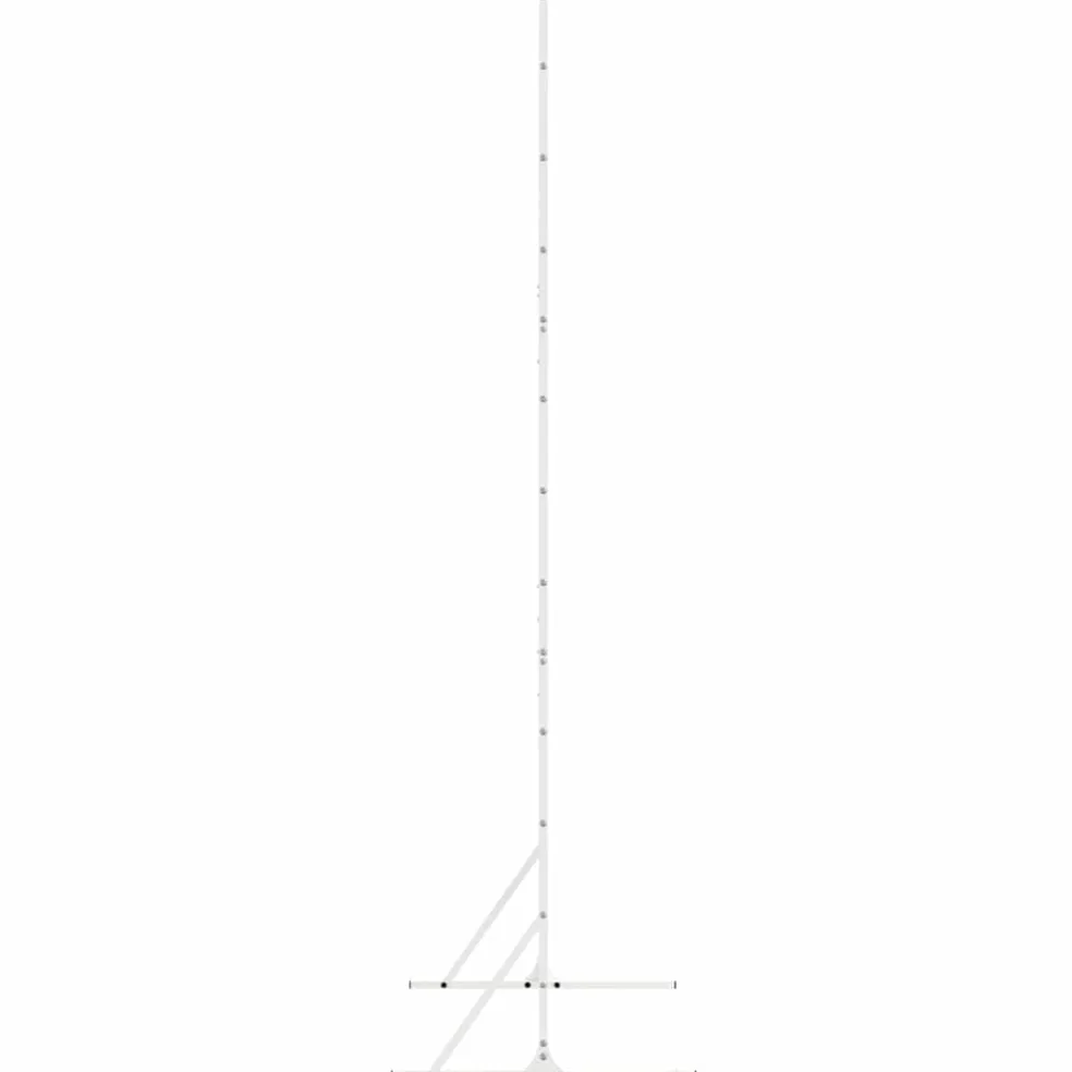 vidaXL Privacyscherm 100 x 50 x 180 cm Staal Wit