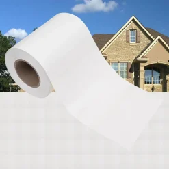 vidaXL Privacystrip 35x0,19 m PVC wit