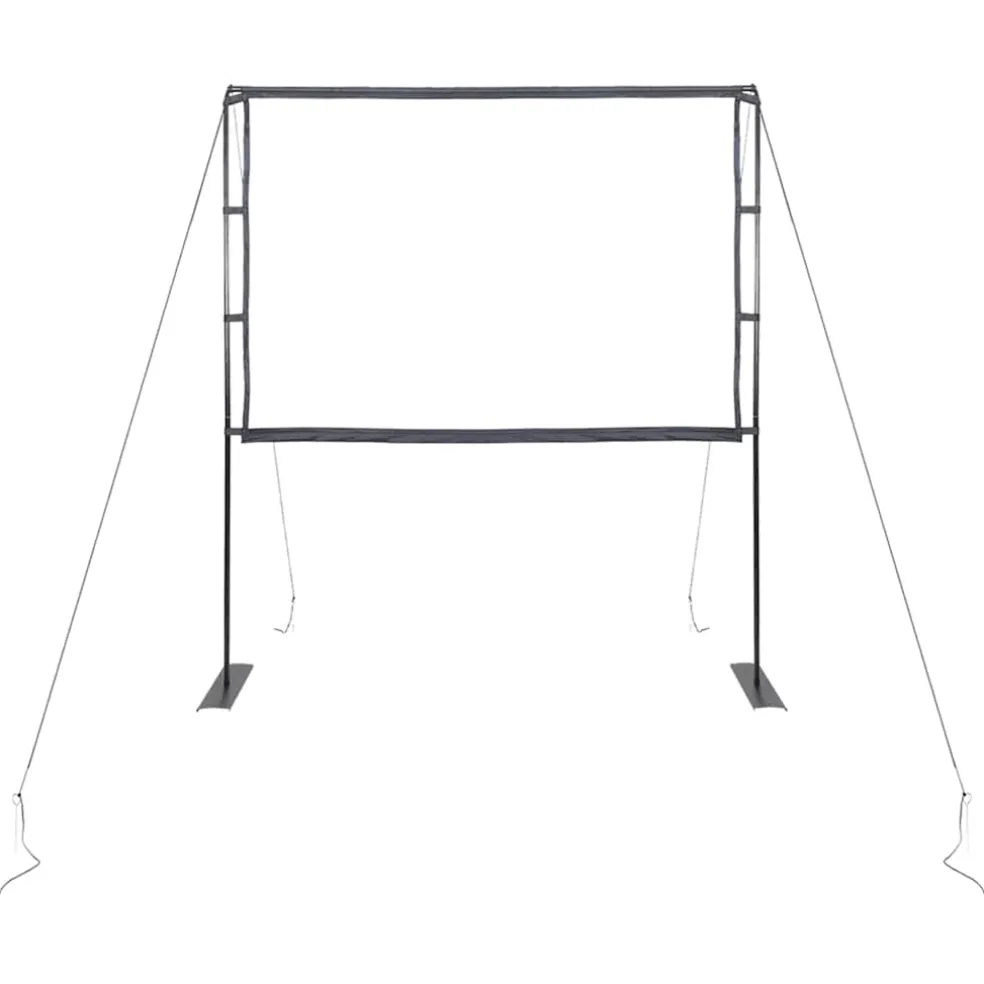 vidaXL Projectiescherm met standaards 84 inch 4:3
