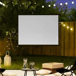 vidaXL Projectiescherm met standaards 84 inch 4:3