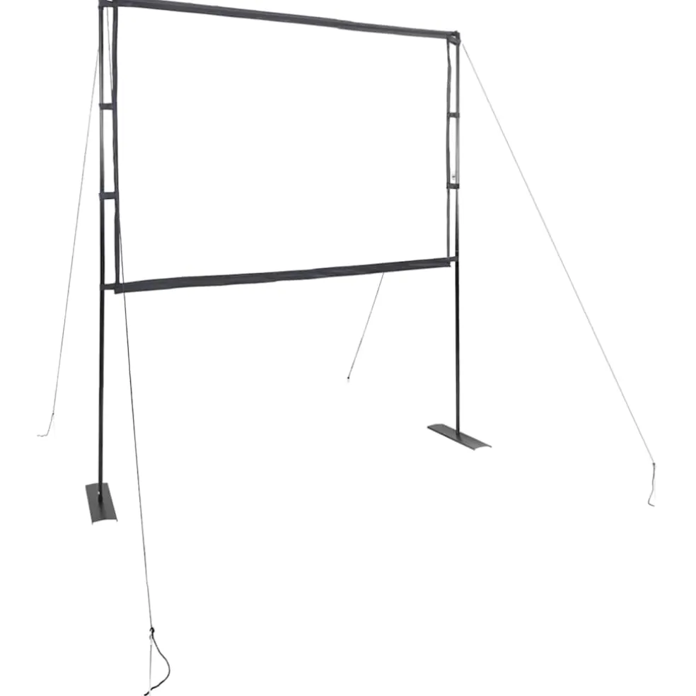 vidaXL Projectiescherm met standaards 84 inch 4:3