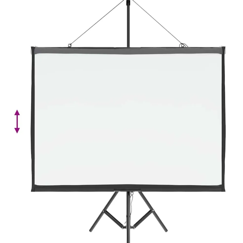 vidaXL Projectiescherm met statief 50 inch 4:3