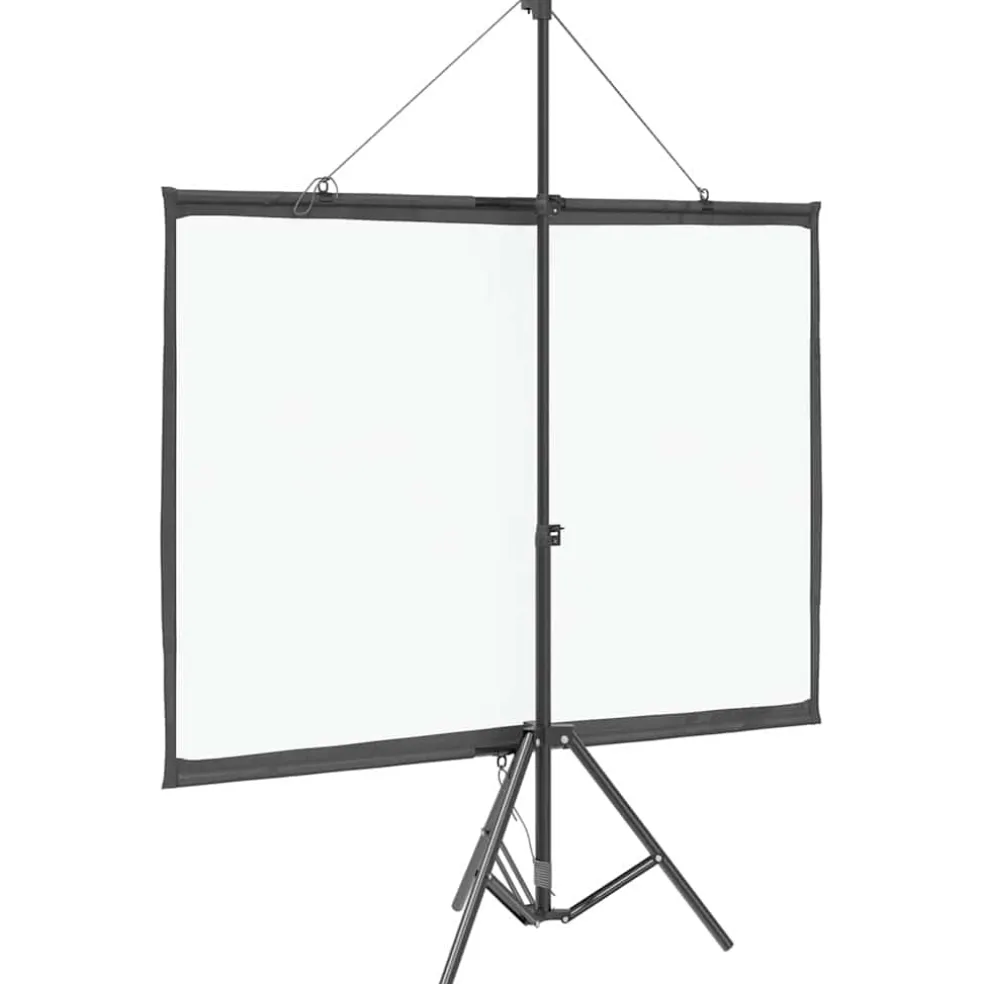 vidaXL Projectiescherm met statief 50 inch 4:3