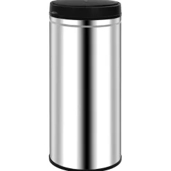 vidaXL Prullenbak met automatische sensor 80 L roestvrij staal