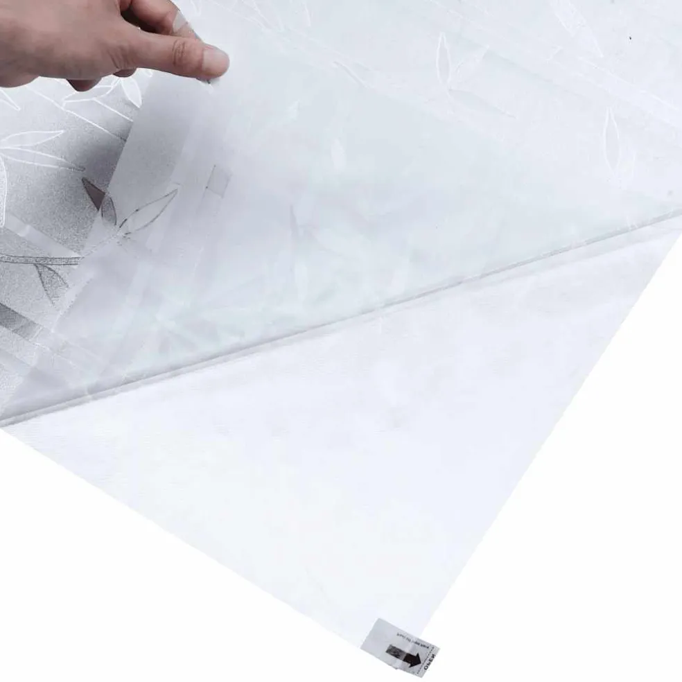 vidaXL Raamfolie bamboepatroon mat 45x500 cm PVC