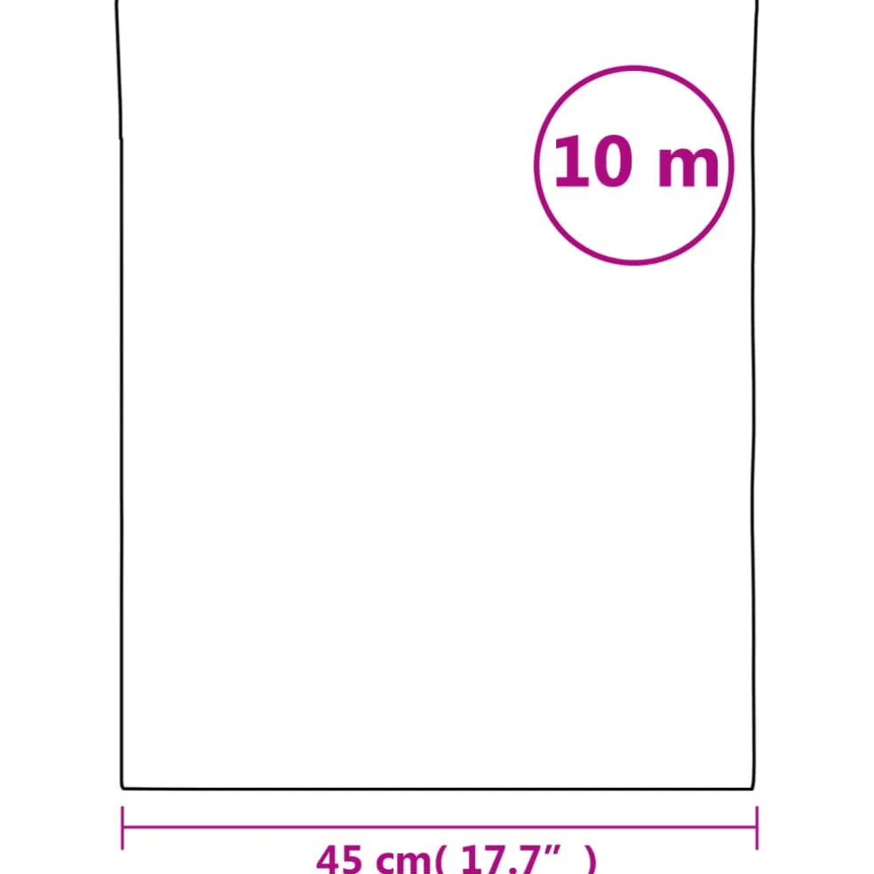 vidaXL Raamfolie mat 45x1000 cm PVC wit