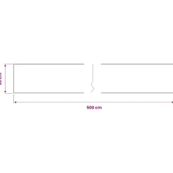 vidaXL Raamfolie mat 0,9x5 m PVC grijs