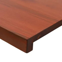 vidaXL Raamkozijnen 2 st Bruin 70 x 15 x 2 cm Massief beukenhout