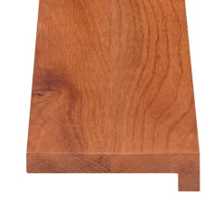 vidaXL Raamkozijnen 2 st Bruin 70 x 15 x 2 cm Massief Eikenhout