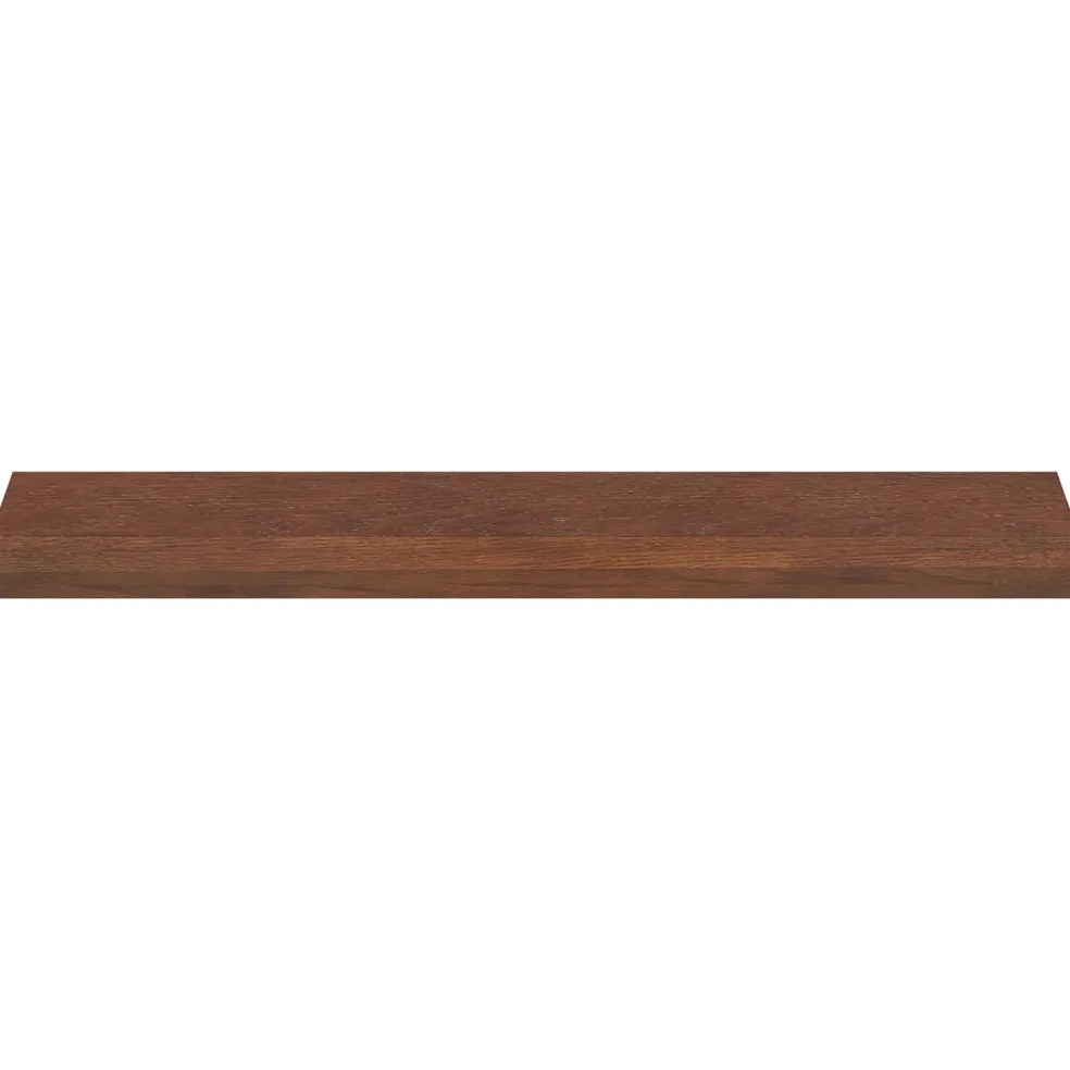 vidaXL Raamkozijnen 2 st Donkerbruin 70 x 15 x 2 cm Massief Eikenhout