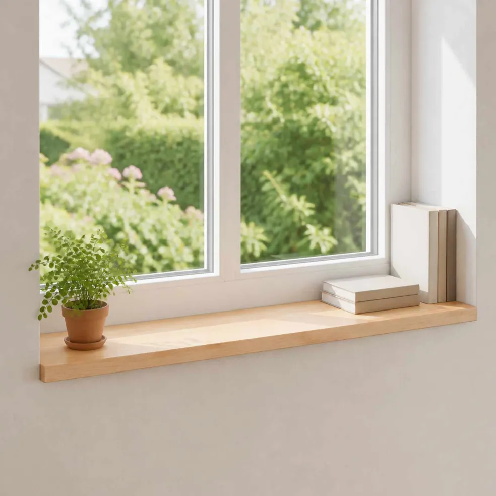vidaXL Raamkozijnen 2 st Naturel 70 x 15 x 2 cm Massief beukenhout