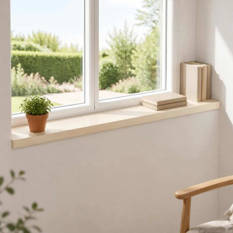 vidaXL Raamkozijnen 2 st Wit 70 x 15 x 2 cm Massief Eikenhout