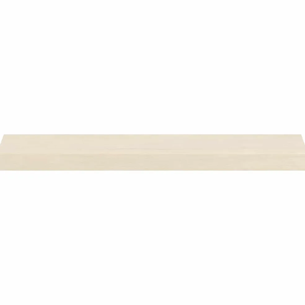 vidaXL Raamkozijnen 2 st Wit 70 x 15 x 2 cm Massief Eikenhout