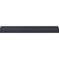 vidaXL Raamsokkel Antraciet met houten nerf 60 x 35 x 4,5 cm PVC