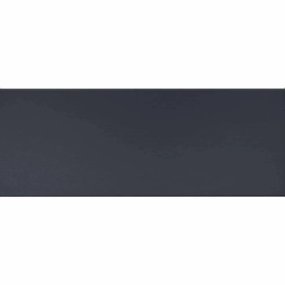 vidaXL Raamsokkel Antraciet met houten nerf 60 x 35 x 4,5 cm PVC